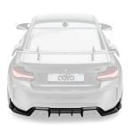 ADRO Carbon Rear Diffuser for F87 BMW M2 Installed on Grey M2 - Diffuser Highlighted