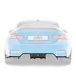 ADRO Carbon Rear Diffuser for F8x BMW M3 / M4 Installed on Blue M4 - Diffuser Highlighted