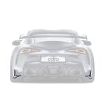 ADRO Carbon Rear Bumper Winglets for A90 / A91 Toyota GR Supra Installed on Grey GR Supra - Winglets Highlighted