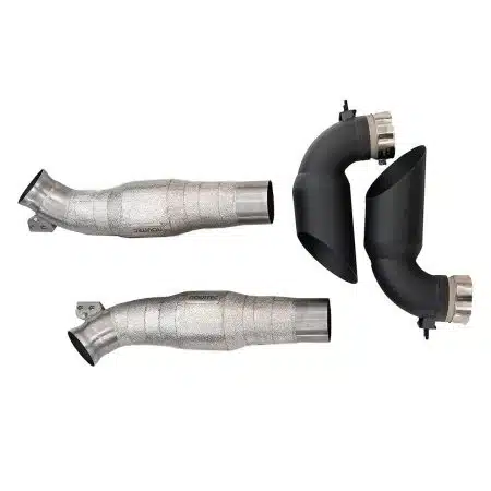 NOVITEC Race Exhaust System w/ Black Tailpipes for F152M Ferrari 812 Competizione & Competizione A