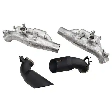 NOVITEC Exhaust System with Flap-Regulation & Black Tailpipes for F152M Ferrari 812 Competizione / Competizione A