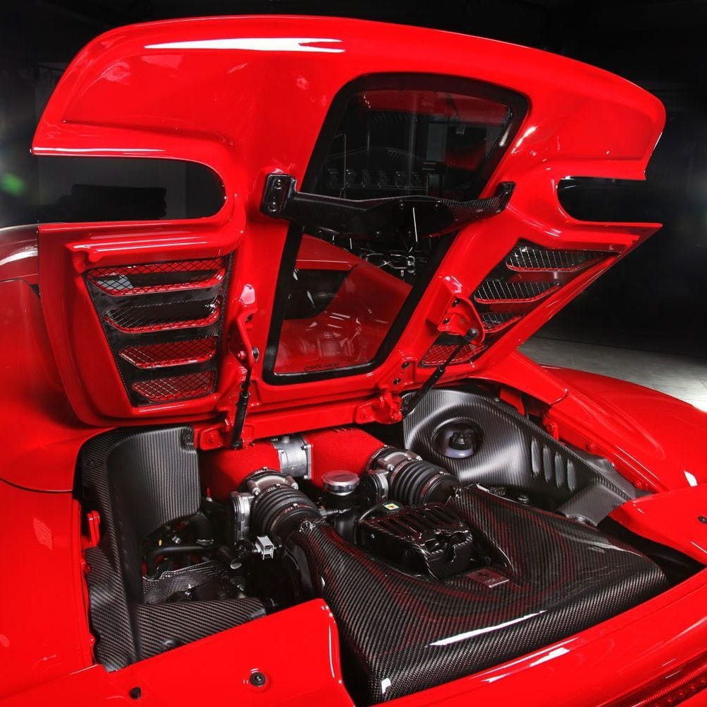 Capristo Carbon and Glass Bonnet for Ferrari 458 Spider