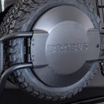 BRABUS Adventure Carbon Spare Wheel Holder for W463A Mercedes-AMG G 63 Installed