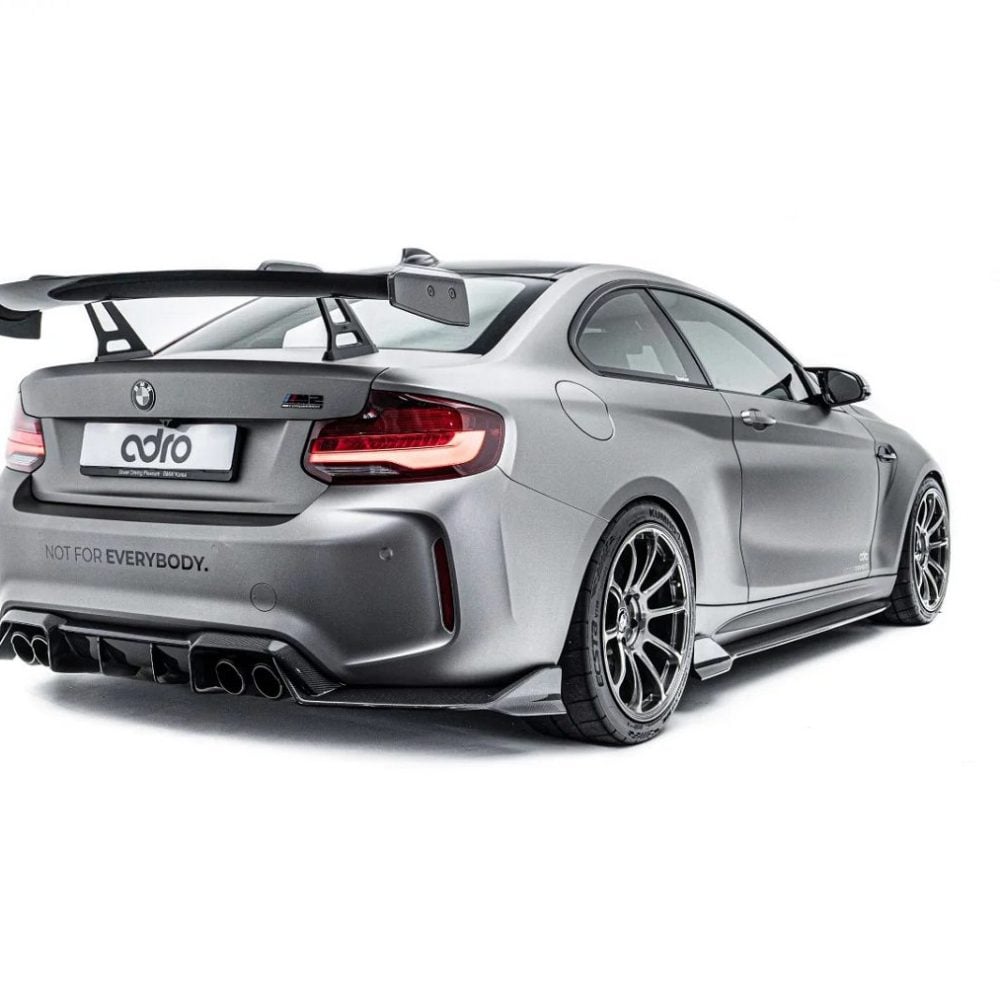 ADRO Carbon Rear Diffuser for F87 BMW M2 Installed