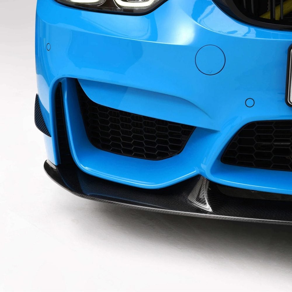 ADRO Carbon Full Body Kit for F82 / F83 BMW M4, Front Lip Closeup without Air Ducts
