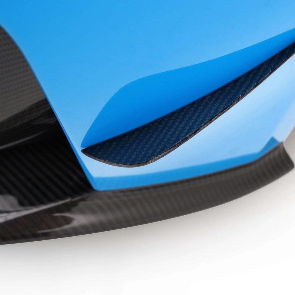 ADRO Carbon Full Body Kit for F82 / F83 BMW M4, Front Bumper Canard Closeup