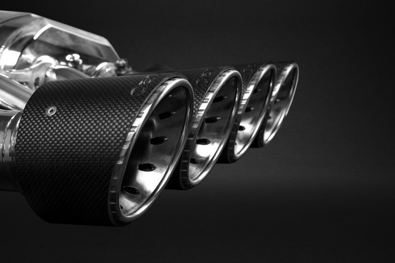 Capristo Valved Axle-Back Exhaust System w/ Spare Pipes for C7 Chevrolet Corvette Stingray & Z06