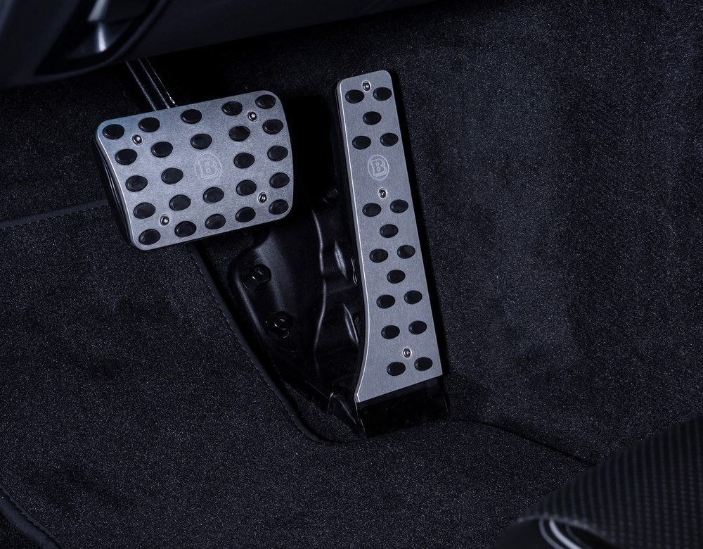 BRABUS Aluminum Pedal Pads for W463A Mercedes-AMG G 63