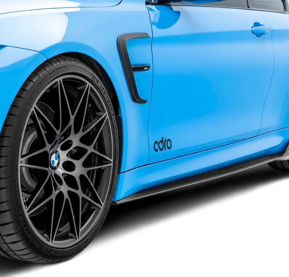 ADRO Carbon Full Body Kit for F82 / F83 BMW M4, Close Front Side View