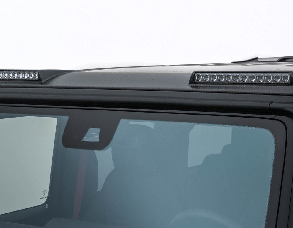 BRABUS Carbon Front Roof Attachment for W463A Mercedes-Benz G 500 / G 550 and G 63 AMG Installed