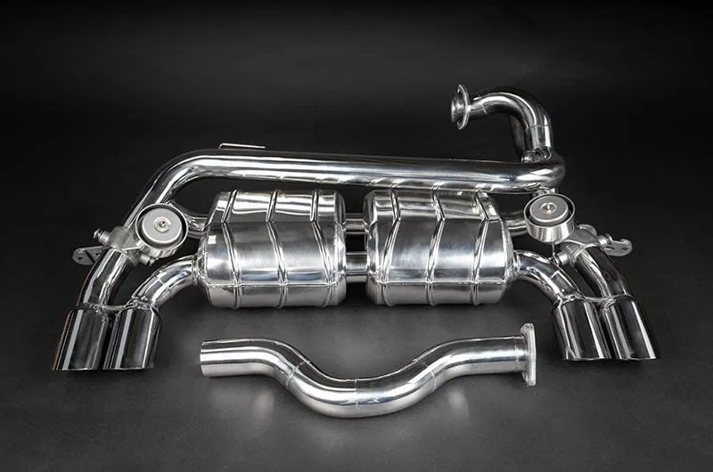 Capristo Valved X-Pipe Exhaust System w/ High Flow Cats for Ferrari 328 GTB & GTS