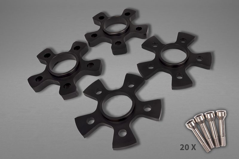 Capristo Wheel Spacers with Titanium Bolts for Ferrari Portofino
