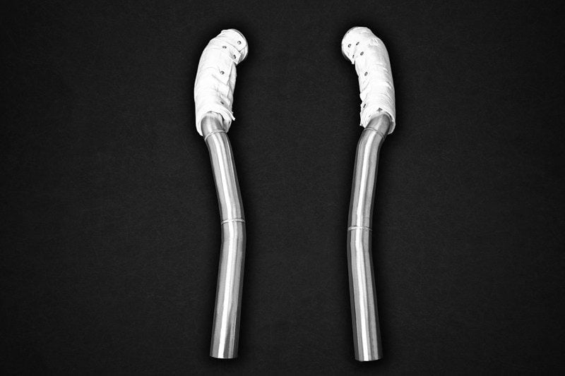Capristo Race Downpipes with Heat Blankets for Ferrari 812 S / F12