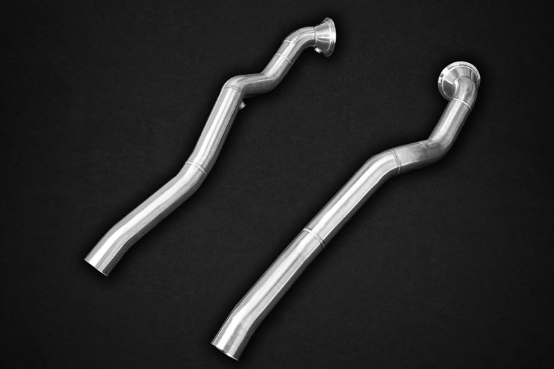 Capristo Cat Spare Downpipes + Heat Blankets - Ferrari Portofino main image 1