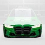 Vorsteiner GTS-V Carbon Front Bumper for G8X BMW M3 / M4 Installed, Highlighted
