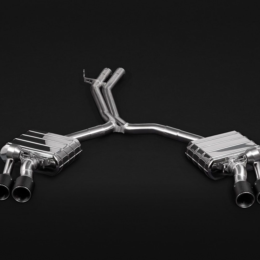 Capristo Valved Exhaust System with Mid-Pipes and Carbon Tips