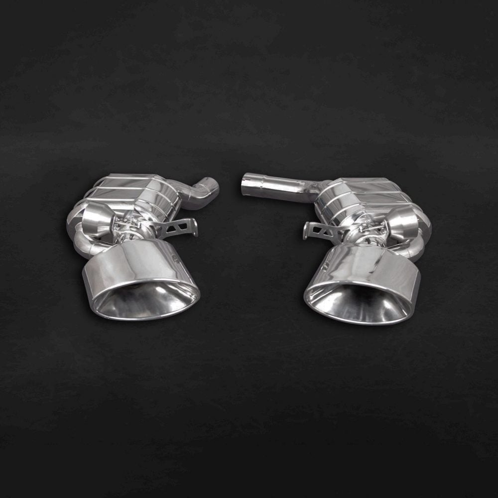 Capristo Valved Exhaust System with RS-Style Oval Tips for C8 Audi RS6 & RS7