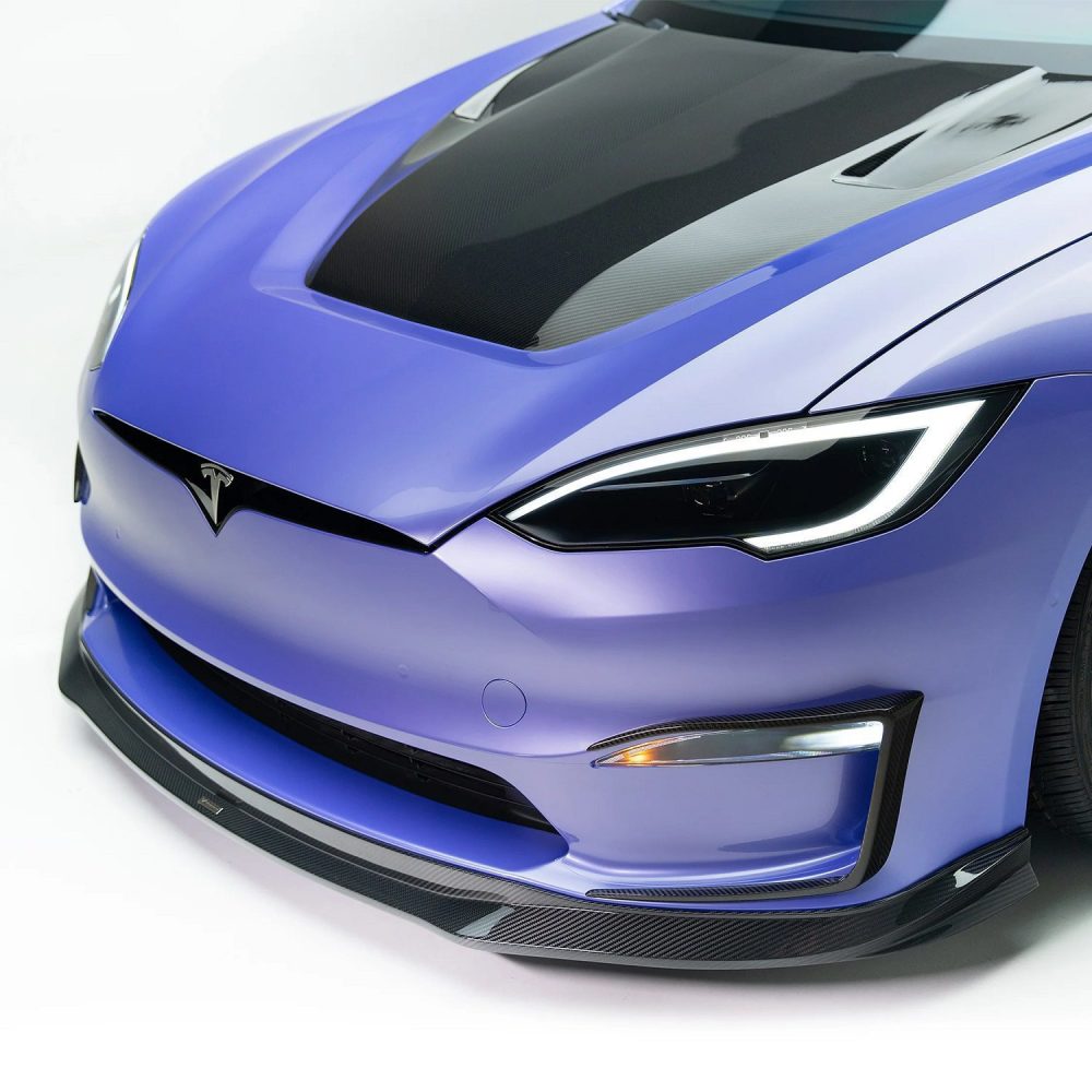 Vorsteiner VRS Aero Carbon Front Spoiler for Tesla Model S Plaid