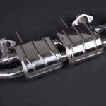Capristo Valved Muffler for Aston Martin Vantage & Zagato, Front View