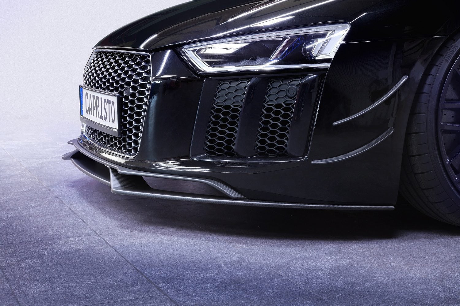 Capristo Carbon Front Fins for 2016-2019 Audi R8 - Bulletproof Automotive