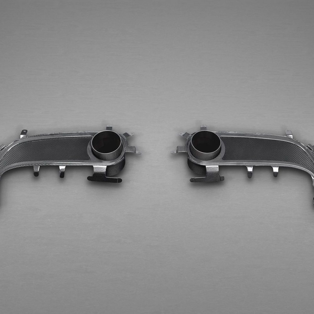 Capristo Carbon End Pipe Shells for Ferrari 488