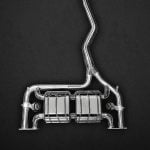 Capristo Valved Exhaust System with Middle Silencer & Skirt Diffuser for F32 / F33 / F36 BMW 428i