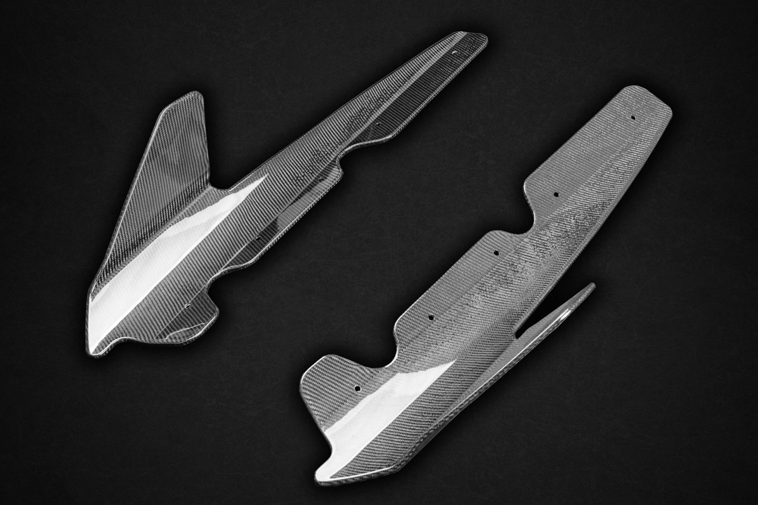 Capristo Carbon Side Fins for 2020+ Audi R8