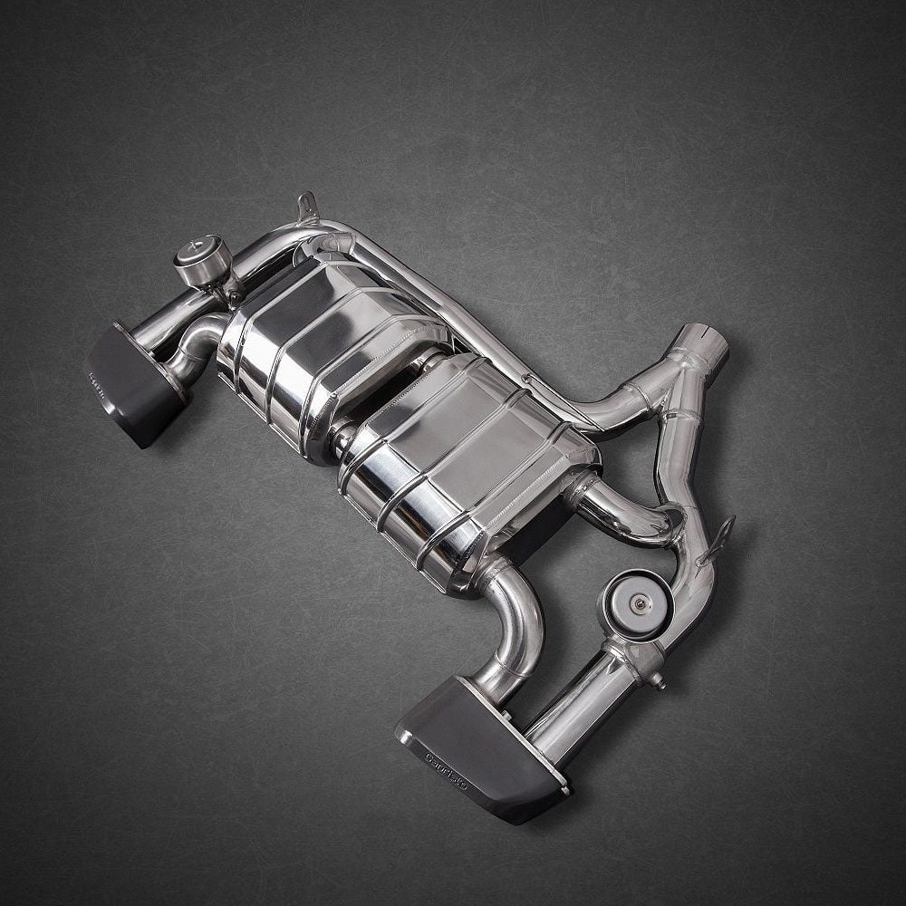 Capristo Valved Exhaust System with Middle Silencer & Skirt Diffuser ...