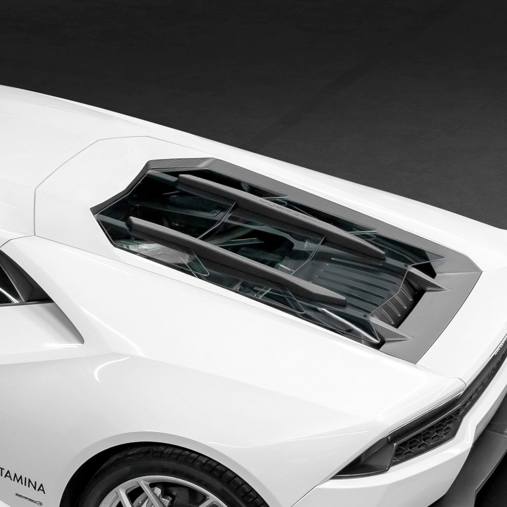 Capristo Gloss Carbon and Glass Bonnet for LP640-4 Lamborghini Huracan