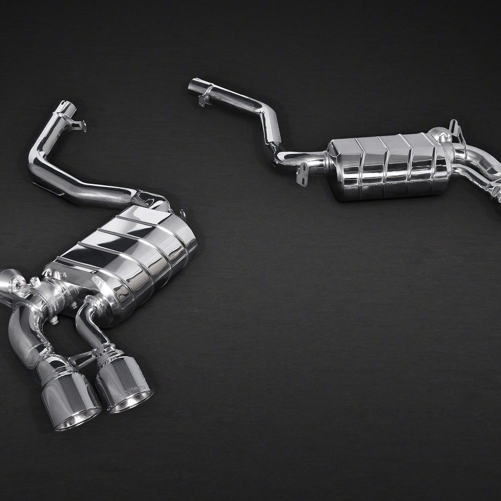 Capristo Exhaust System with Mid-Pipes and Stainless Tips for F15 & F16 BMW X5M / X6M