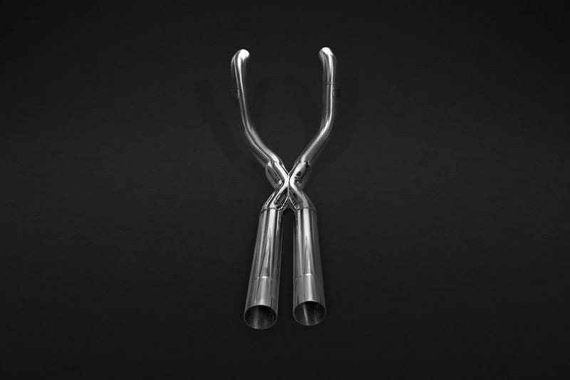 Capristo X-pipe for Ferrari 575M Maranello, Top View