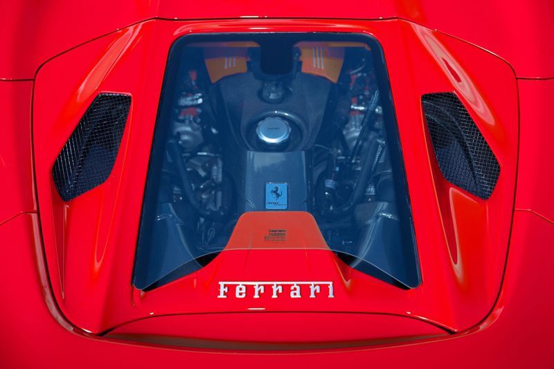 Capristo Design S Carbon and Glass Bonnet for Ferrari 488 Spider