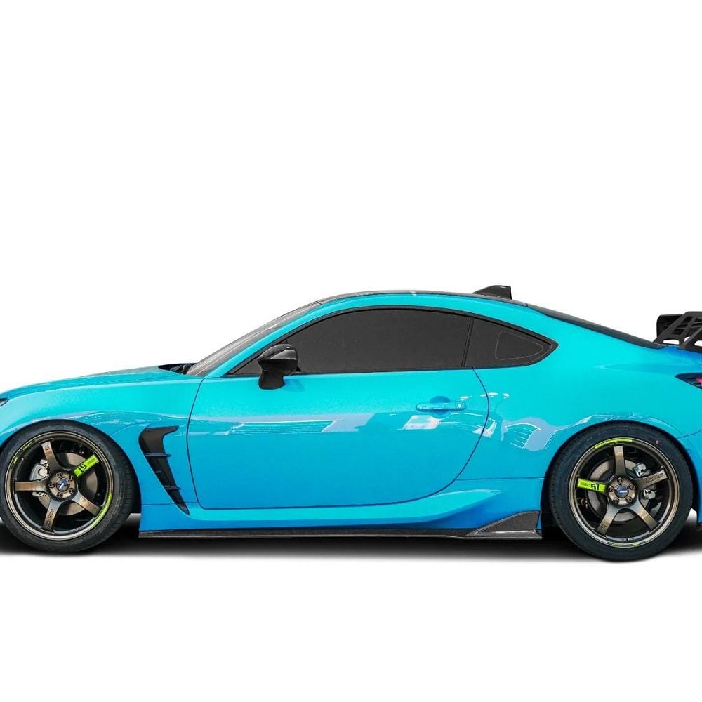 ADRO Carbon Side Skirts for ZD8 / ZN8 Subaru BRZ & Toyota GR86 Installed