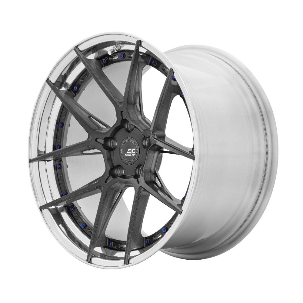 BC Forged Modular HCK381 Wheel in Graphite Grey / Polished