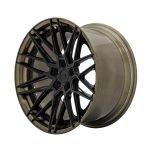 BC Forged Modular HCK386 Wheel in Brushed Bronze / Matte Black