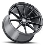 Brada FormTech CX1 Monoblock Wheel - Gloss Black Tilted View