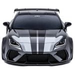 ADRO Widebody Kit for ZD8 Subaru BRZ / ZN8 Toyota GR86 Installed, Front Top View