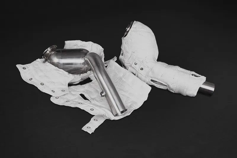 Capristo Catted Downpipes w/ Heat Blankets for Ferrari Portofino