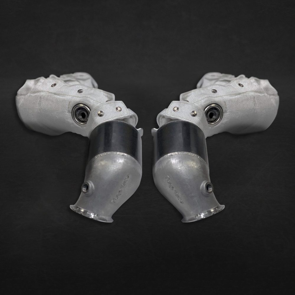 Capristo Catted Downpipes with Heat Blankets for Aston Martin V12 Vantage [02AM05003009/02AM05003013]