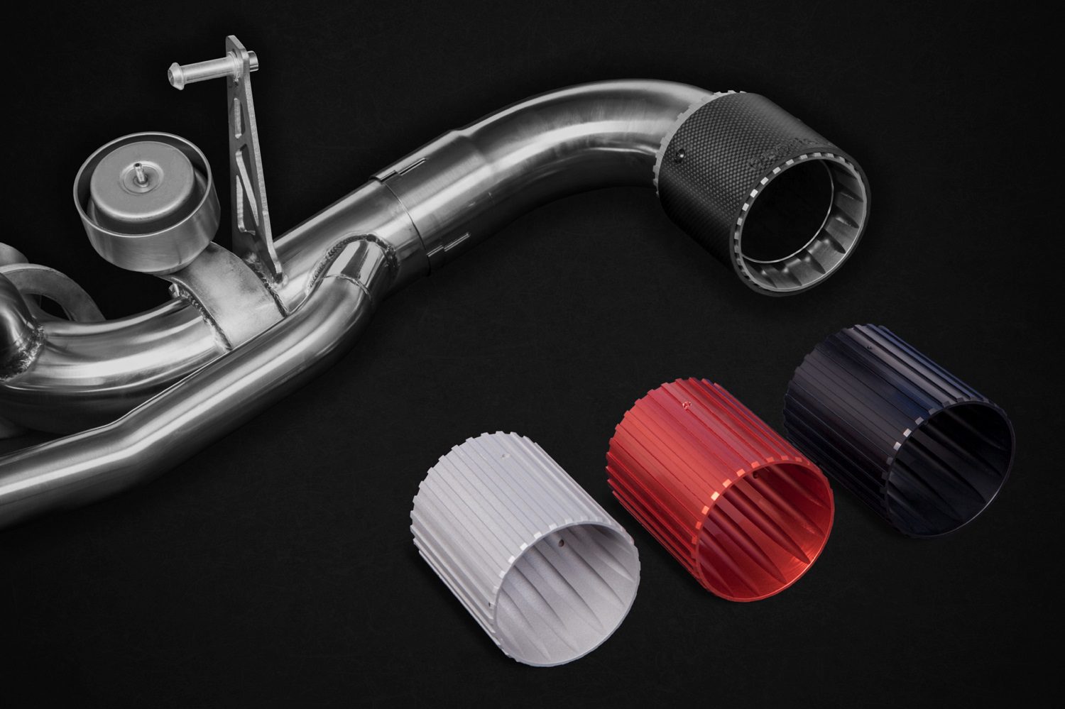 Capristo Valved Muffler with Carbon Tips for Aston Martin Vantage / AMR