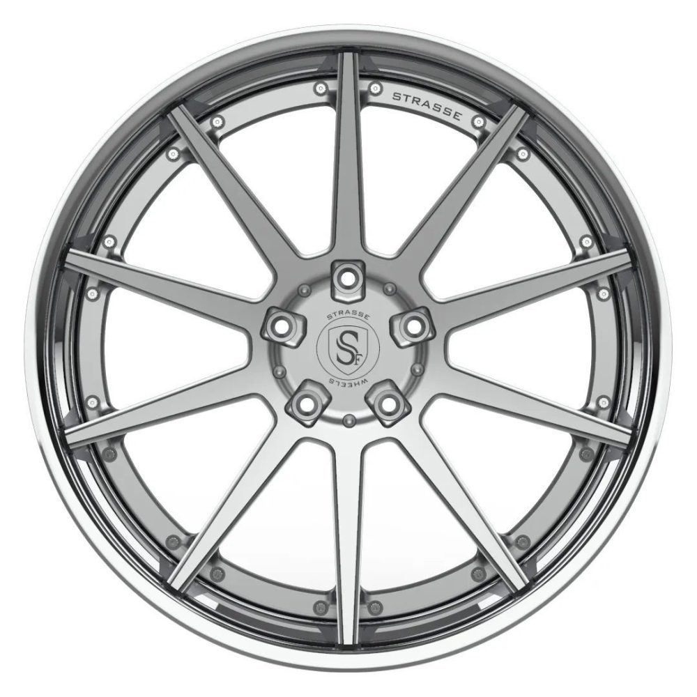 Strasse R10 Deep Concave FS Wheel - Silver & Polished