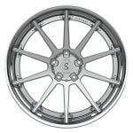 Strasse R10 Deep Concave FS Wheel - Silver & Polished