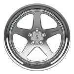 Strasse S5 Track Wheel - Silver & Polished