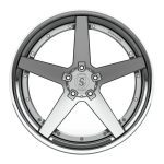 Strasse S5 Deep Concave FS Wheel - Silver & Polished