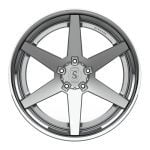 Strasse S6 Deep Concave FS Wheel - Silver & Polished
