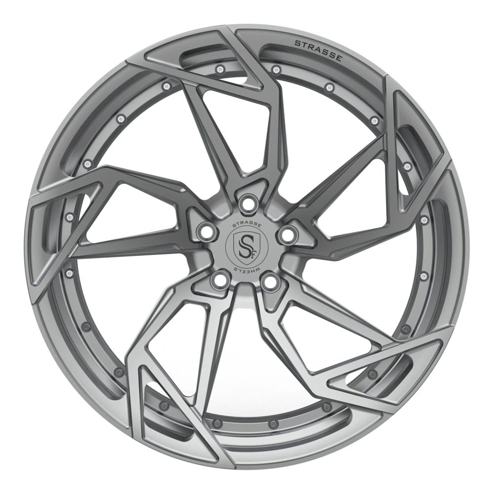 Strasse SB1 Deep Concave Duoblock Wheel - Silver