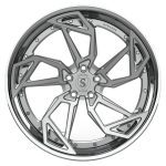 Strasse SB1 Deep Concave FS Wheel - Silver & Polished