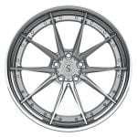 Strasse SV10 Deep Concave FS Wheel - Silver & Polished
