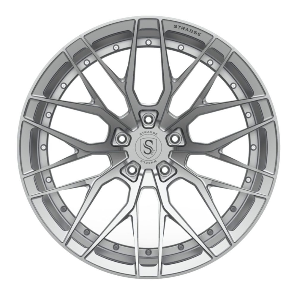 Strasse SV10M Deep Concave Duoblock Wheel - Silver