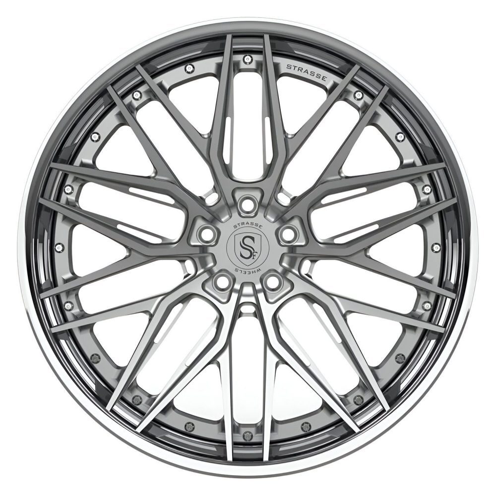 Strasse SV10M-RS Deep Concave FS Wheel - Silver & Polished
